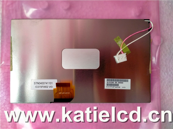 AUO友達(dá)7寸原裝C070FW02 V0車載導(dǎo)航 工業(yè) CCFL液晶屏